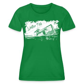 Water Polo - Frauen Funktions-T-Shirt - Kelly Green - Vorne - AI Model Female 172 dark (172cm)