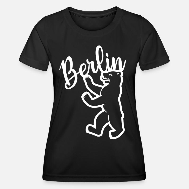Berlin Bear - Women's Functional T-Shirt - black