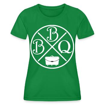 BBQ - Dutch Oven - Frauen Funktions-T-Shirt - Kelly Green - Vorne - AI Model Female 172 dark (172cm)