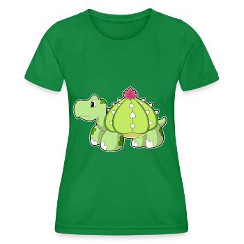 Turtle Cactus - Women's Functional T-Shirt - kelly green - Front - AI Model Female 172 dark (172cm)