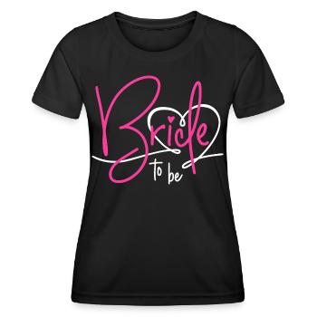 Future mariée - T-shirt sport Femme - noir - Devant - AI Model Female 172 light (172cm)