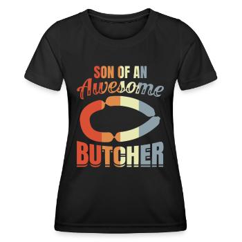Butcher's Son - Women's Functional T-Shirt - black - Front - AI Model Female 172 light (172cm)