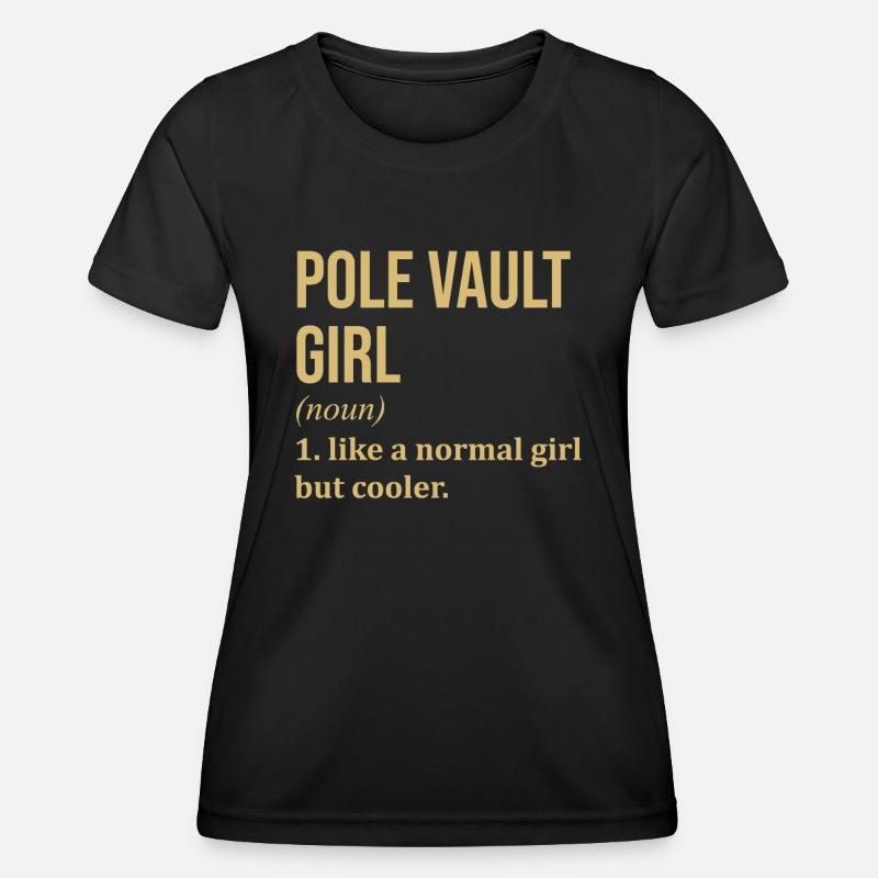 Pole Vault - Women's Functional T-Shirt - black