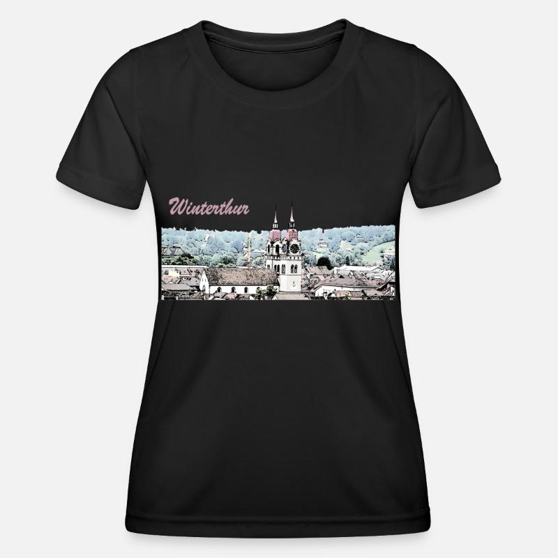 Winterthur - Women's Functional T-Shirt - black