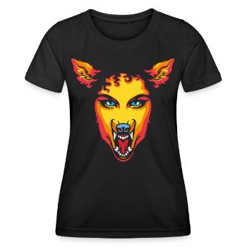 Wild bleiben - Frauen Funktions-T-Shirt - Schwarz - Vorne - AI Model Female 172 light (172cm)