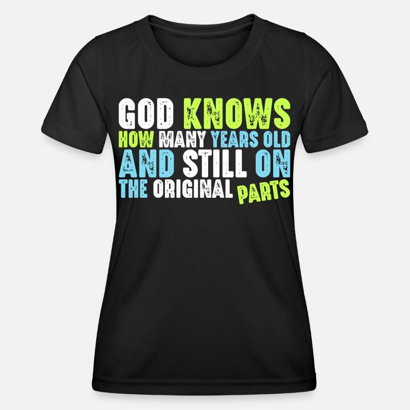 years old year since - Women's Functional T-Shirt - black