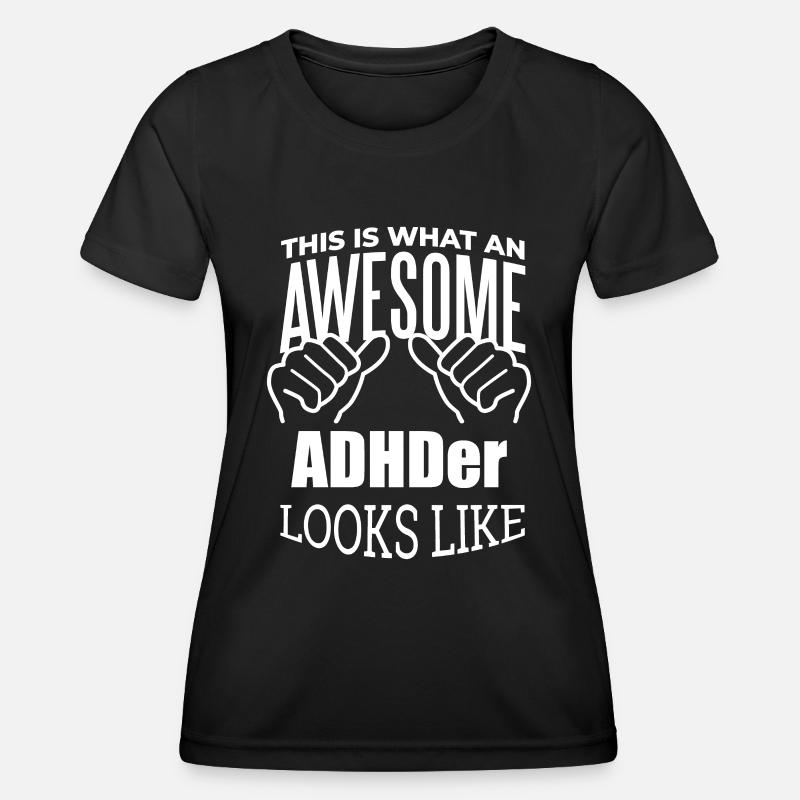 ADHD - Women's Functional T-Shirt - black