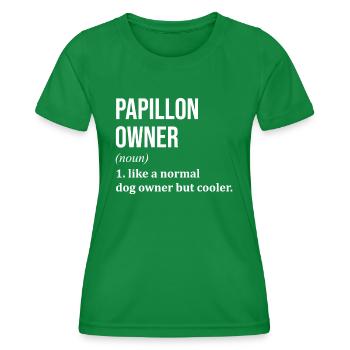 Papillon - Frauen Funktions-T-Shirt - Kelly Green - Vorne - AI Model Female 172 dark (172cm)