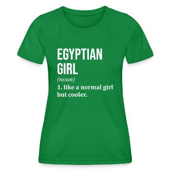 Égypte - T-shirt sport Femme - vert - Devant - AI Model Female 172 dark (172cm)