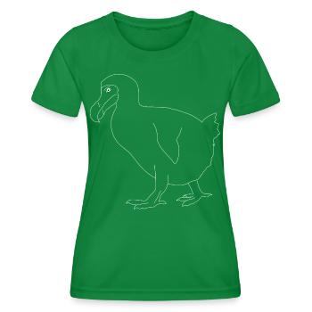 Dodo - Women's Functional T-Shirt - kelly green - Front - AI Model Female 172 dark (172cm)