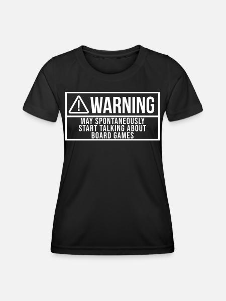 Brettspiel Brettspiel Brettspiel - Frauen Funktions-T-Shirt - Schwarz
