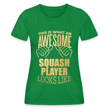 quetschen - Frauen Funktions-T-Shirt - Kelly Green - Vorne - AI Model Female 172 dark (172cm)