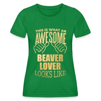 Bieber - Frauen Funktions-T-Shirt - Kelly Green - Vorne - AI Model Female 172 dark (172cm)