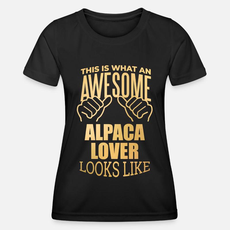 Alpaca - Women's Functional T-Shirt - black