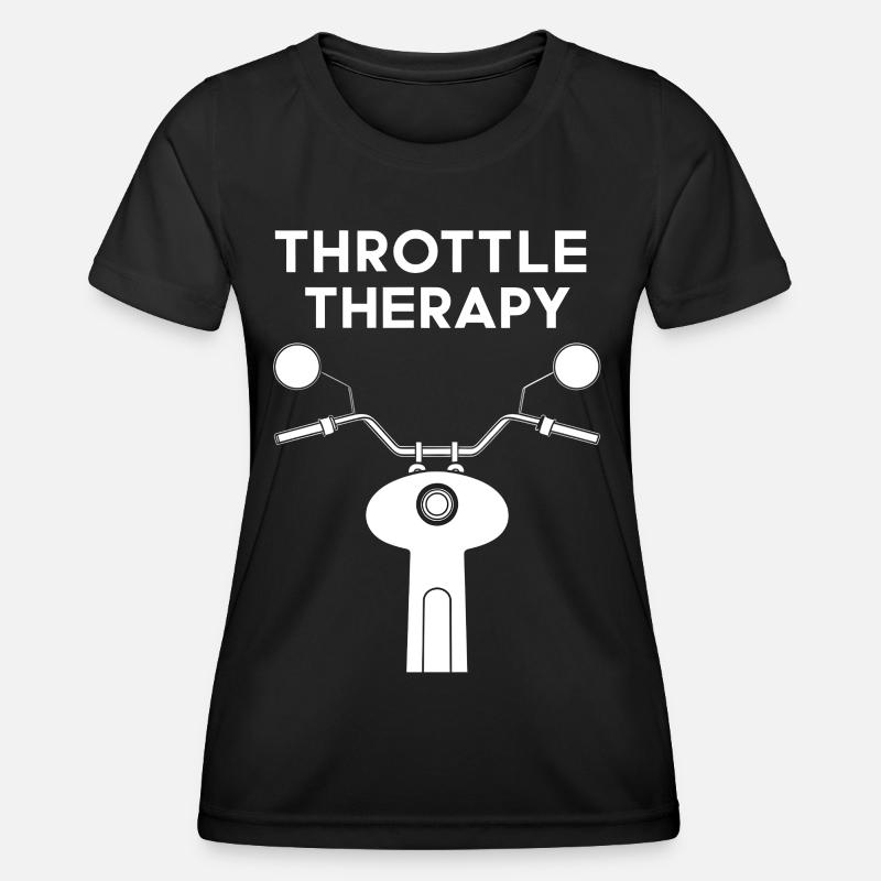 Throttle Therapy - Women's Functional T-Shirt - black