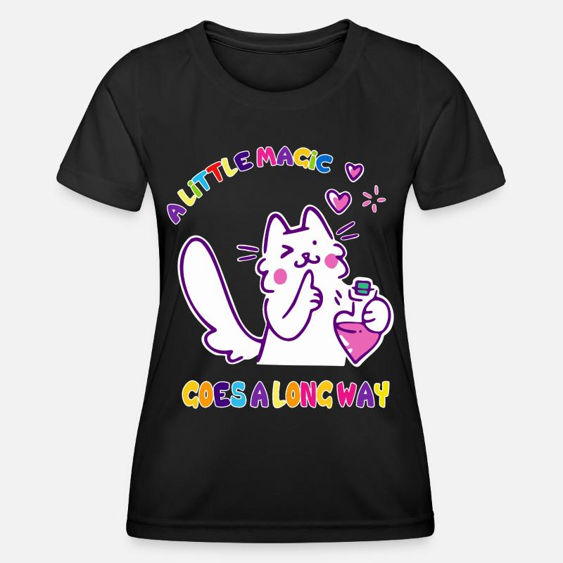 A little magic goes a long way ✨ - Women's Functional T-Shirt - black