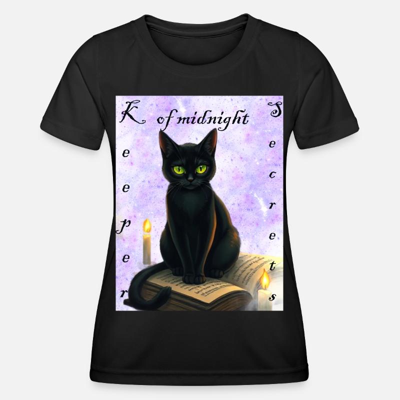 Keeper of midnight secrets - Women's Functional T-Shirt - black