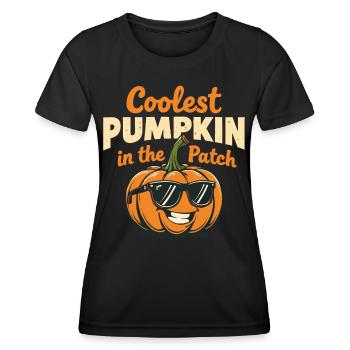 Coolest Pumpkin in the Patch - Women's Functional T-Shirt - black - Front - AI Model Female 172 light (172cm)