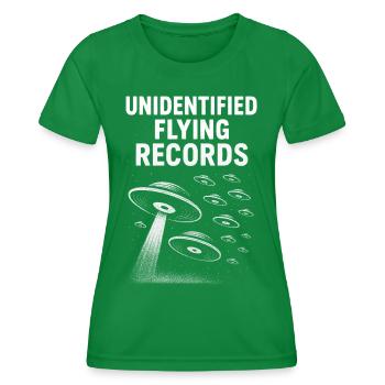 Shirt für DJs, Vinyl-Liebhaber und Musikfans - Frauen Funktions-T-Shirt - Kelly Green - Vorne - AI Model Female 172 dark (172cm)