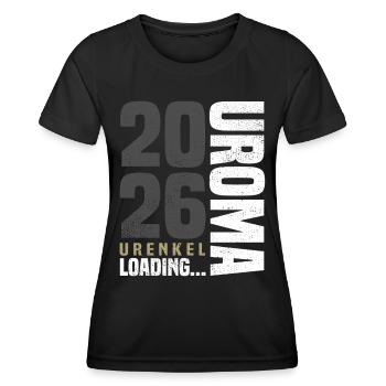 Uroma 2026 - Frauen Funktions-T-Shirt - Schwarz - Vorne - AI Model Female 172 light (172cm)