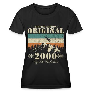 Limited Original 2000 – Mature Art - Women's Functional T-Shirt - black - Front - AI Model Female 172 light (172cm)