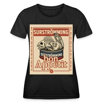 Surströmming Daring Challenge - Women's Functional T-Shirt - black - Front - AI Model Female 172 light (172cm)