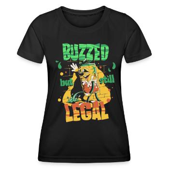 Energy Drink - Frauen Funktions-T-Shirt - Schwarz - Vorne - AI Model Female 172 light (172cm)