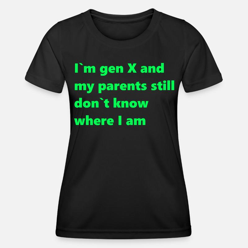 GenX - Women's Functional T-Shirt - black