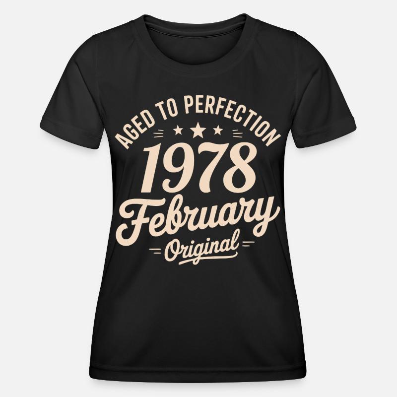 Février 1978 - February 1978 - Women's Functional T-Shirt - black