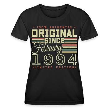 Awesome since February 1994 - Women's Functional T-Shirt - black - Front - AI Model Female 172 light (172cm)