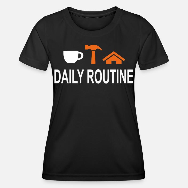 Daily Routine, Daily Routine, Work Can Wait - Women's Functional T-Shirt - black