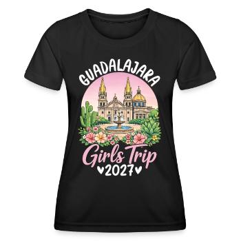 Guadalajara Girls Trip - Women's Functional T-Shirt - black - Front - AI Model Female 172 light (172cm)