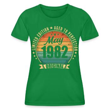 Légende de Mai 1982 Édition Limitée - T-shirt sport Femme - vert - Devant - AI Model Female 172 dark (172cm)