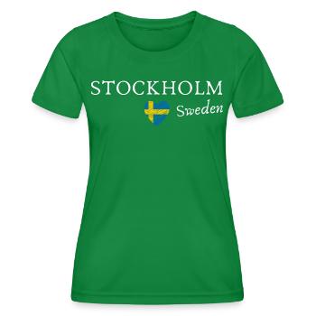 J’adore Stockholm Suède - T-shirt sport Femme - vert - Devant - AI Model Female 172 dark (172cm)
