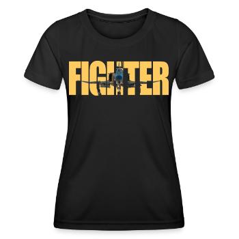 Fighter F-4 Phantom - Women's Functional T-Shirt - black - Front - AI Model Female 172 light (172cm)