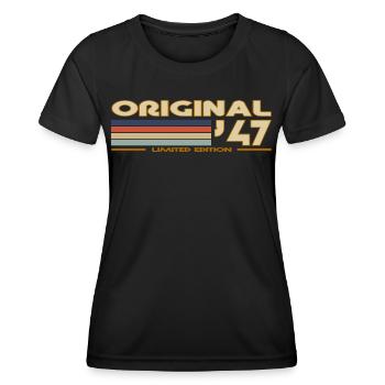 1957 - Women's Functional T-Shirt - black - Front - AI Model Female 172 light (172cm)