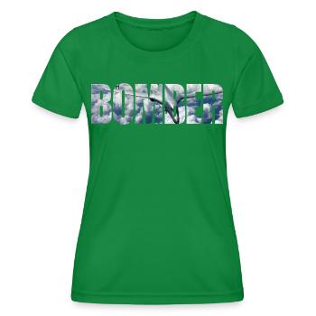 Bomber B-1B Lancer - Frauen Funktions-T-Shirt - Kelly Green - Vorne - AI Model Female 172 dark (172cm)