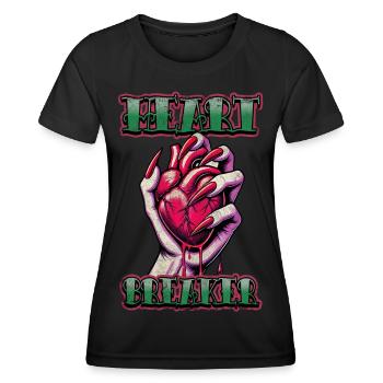 Heart Breaker - Women's Functional T-Shirt - black - Front - AI Model Female 172 light (172cm)