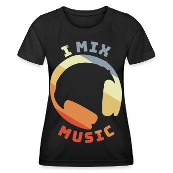 DJ Quote - Women's Functional T-Shirt - black - Front - AI Model Female 172 light (172cm)