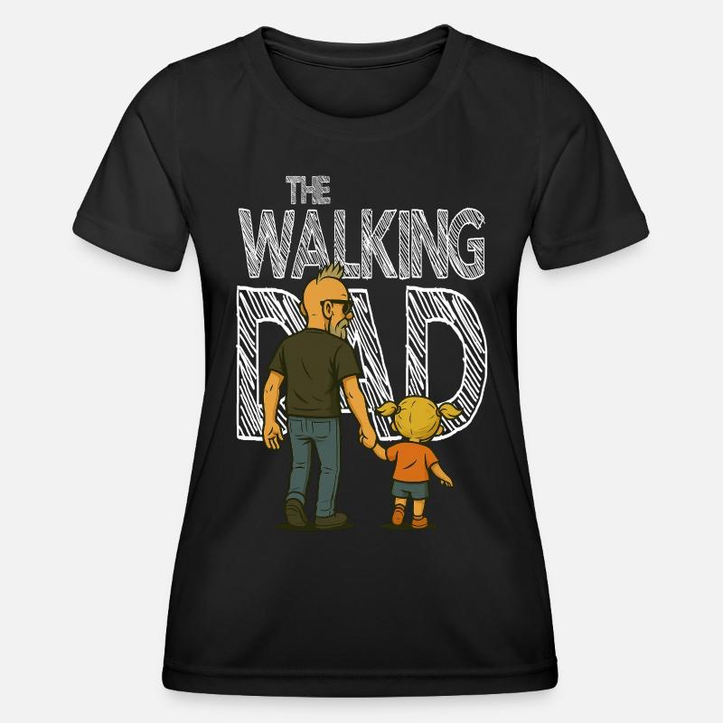 The Walking DAD - Women's Functional T-Shirt - black