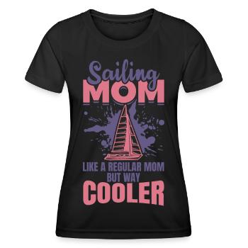 Segler Mama - Frauen Funktions-T-Shirt - Schwarz - Vorne - AI Model Female 172 light (172cm)