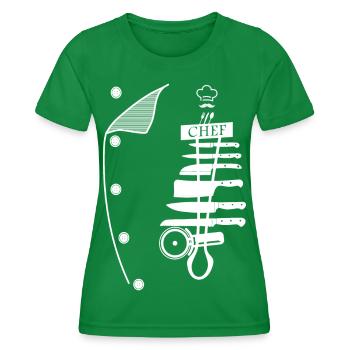 Cook - Women's Functional T-Shirt - kelly green - Front - AI Model Female 172 dark (172cm)