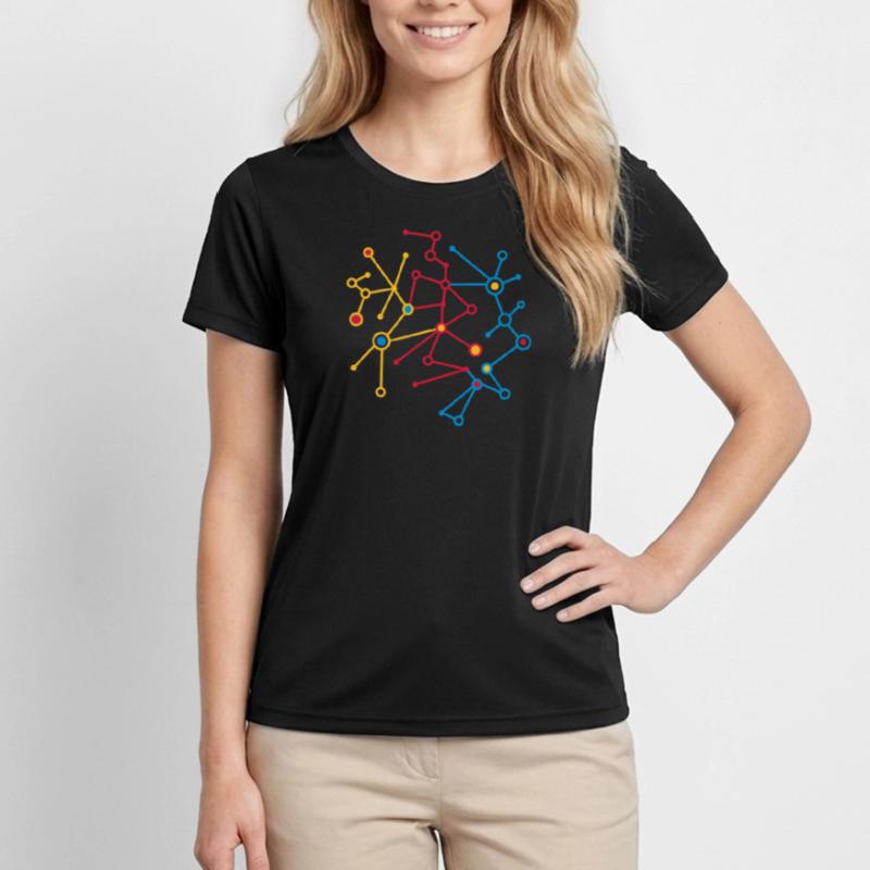 molecular pattern Women's Functional T-Shirt