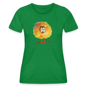 komischer Vogel - Frauen Funktions-T-Shirt - Kelly Green - Vorne - AI Model Female 172 dark (172cm)