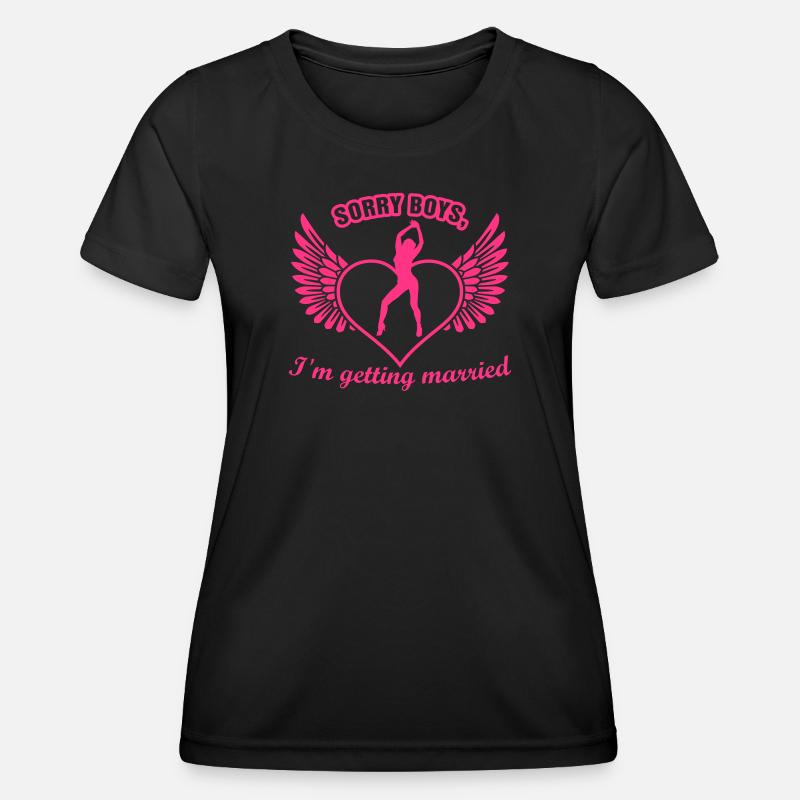 hen night - Women's Functional T-Shirt - black