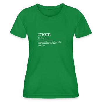 Mutter - Frauen Funktions-T-Shirt - Kelly Green - Vorne - AI Model Female 172 dark (172cm)