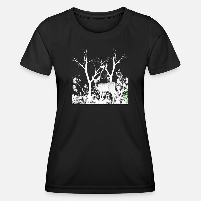 deer - Women's Functional T-Shirt - black