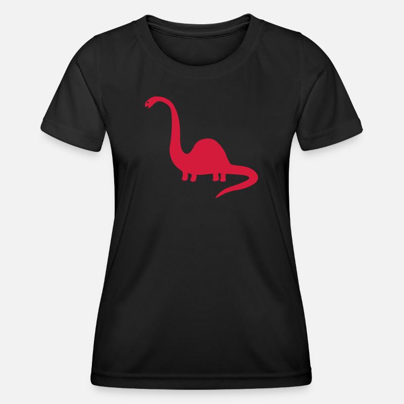 dinosaur - Women's Functional T-Shirt - black