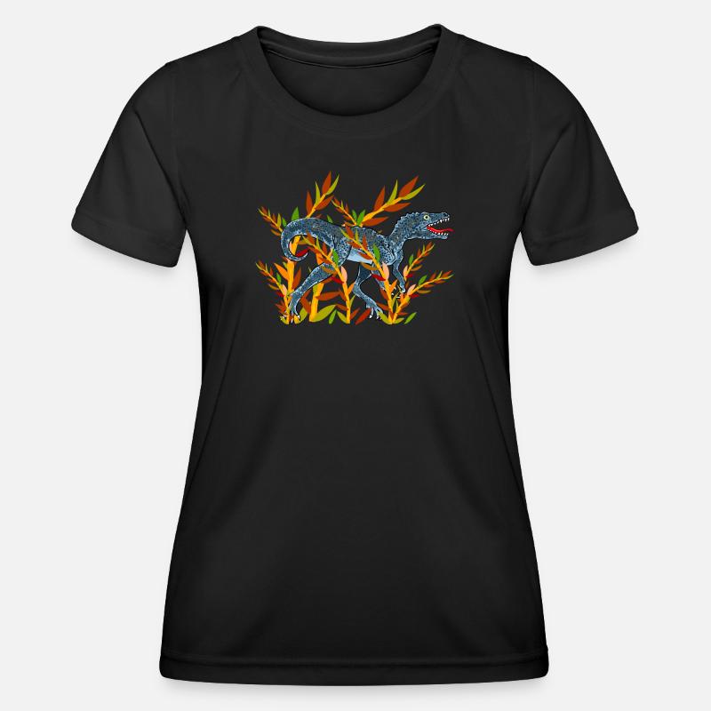 dinosaur - Women's Functional T-Shirt - black