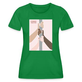 Plus forts ensemble Poledancers - T-shirt sport Femme - vert - Devant - AI Model Female 172 dark (172cm)
